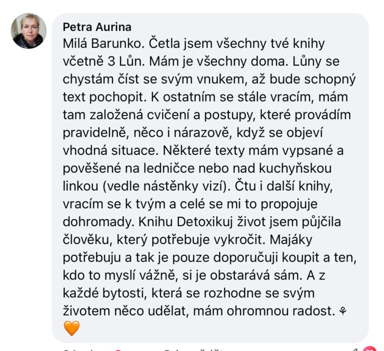 Recenze knihy Detoxikuj život Barbora Englischová