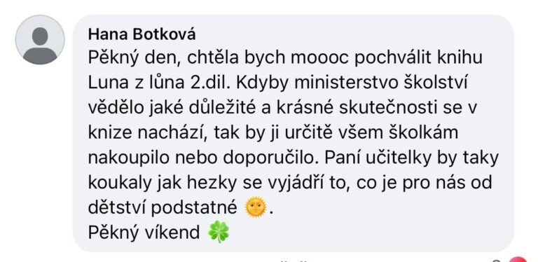 Recenze knihy Luna z lůna Babora Engslichová