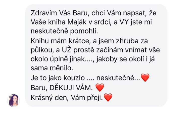 Recenze knihy Barbora Englischová Maják v srdci
