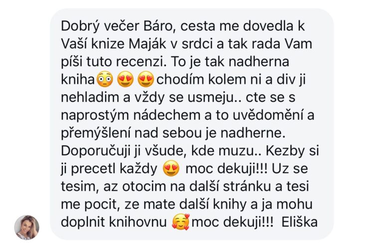 Recenze knihy Barbora Englischová Maják v srdci