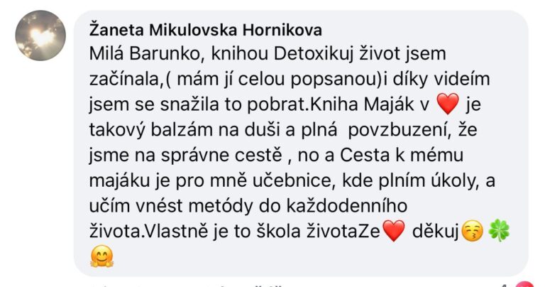 Recenze knihy Barbora Englischová Maják v srdci